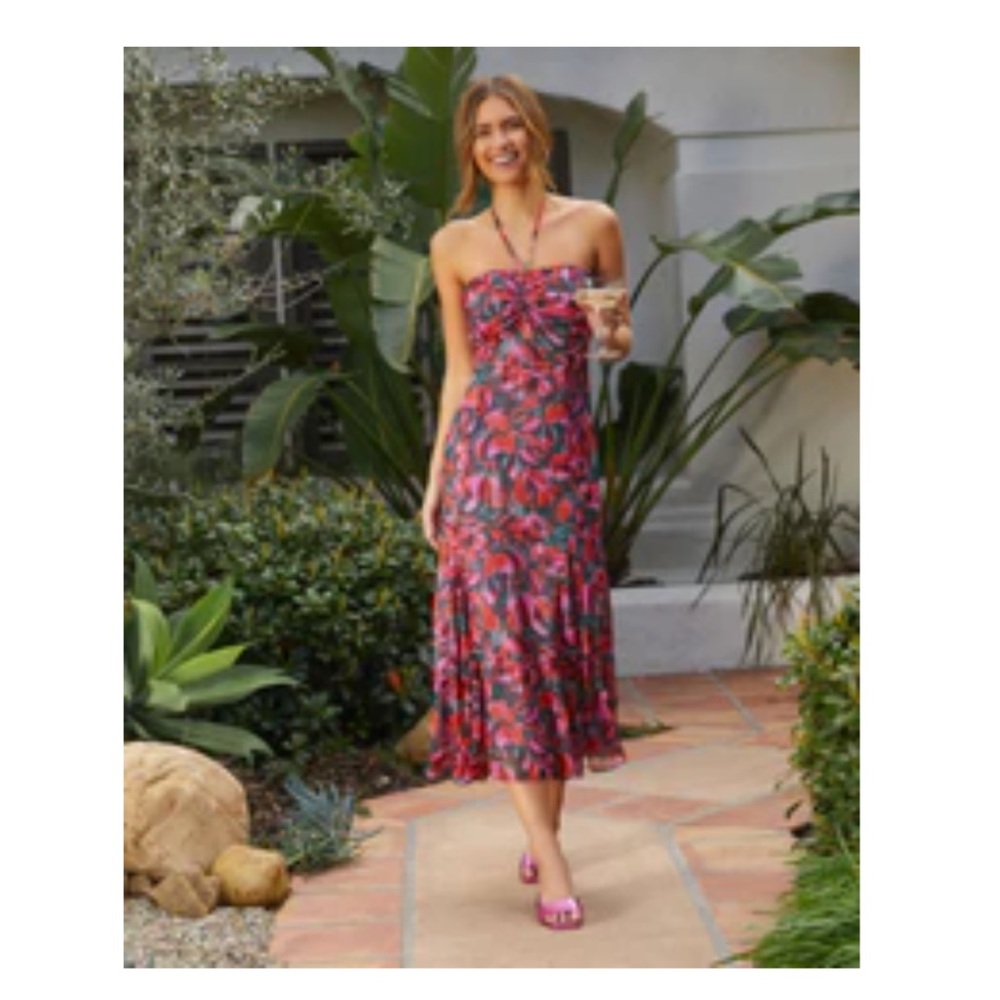 Emory Park Strapless Floral Dress